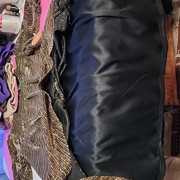 WONDER NATION  GIRLS METALLIC BABYDOLL DRESS 👗 - Picture 6 of 9